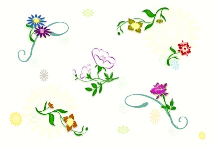 Colors background gracefully