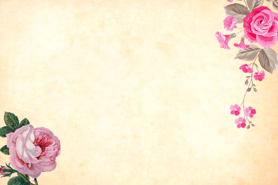 Floral border garden frame