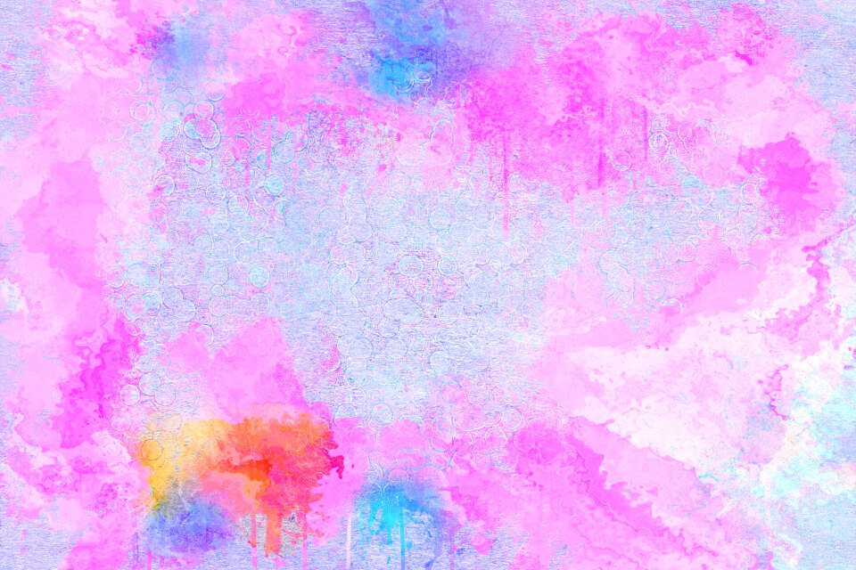 Watercolor vintage colorful