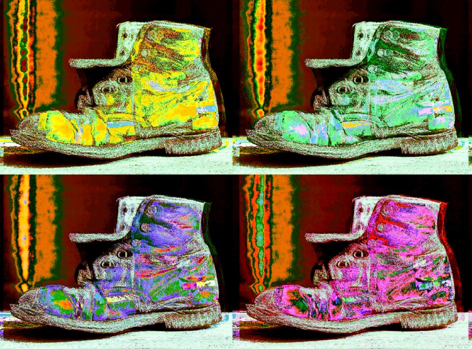 Yellow boots Free illustrations