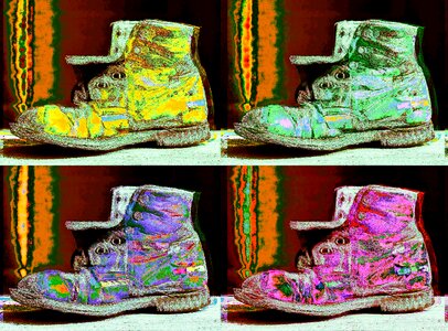 Yellow boots Free illustrations