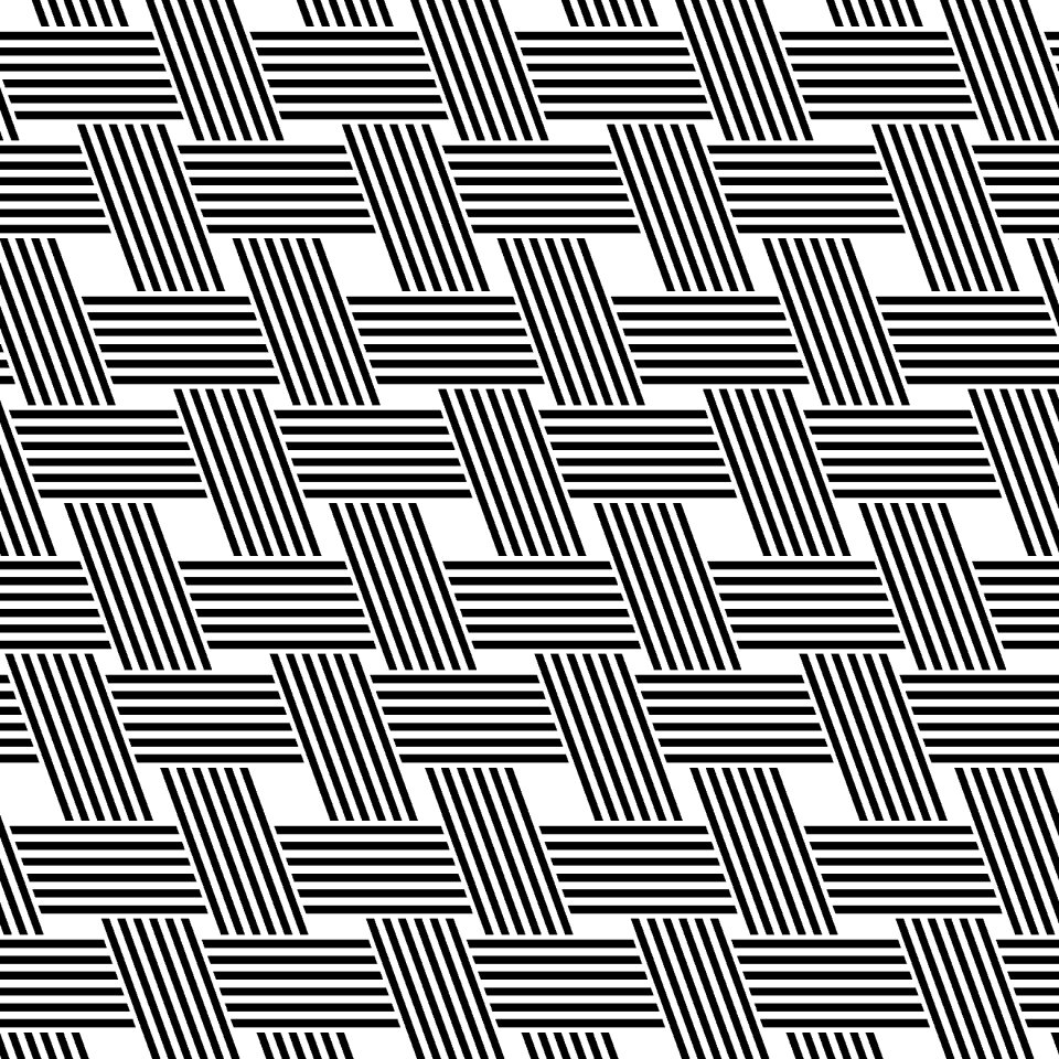 Angular pattern geometric