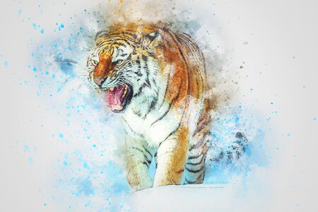 Art abstract watercolor