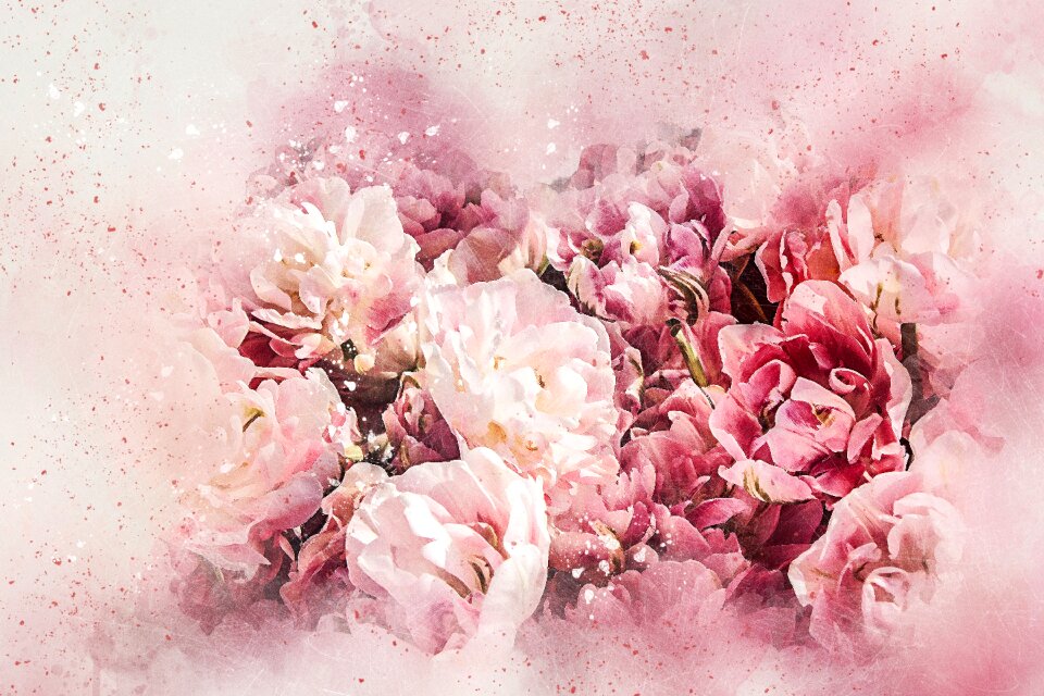 Abstract nature wedding