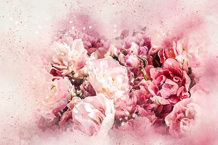 Abstract nature wedding