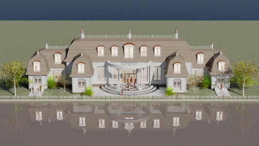 House 3d modern