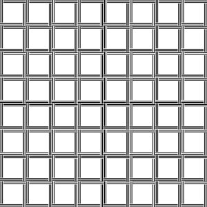 Pattern geometric seamless