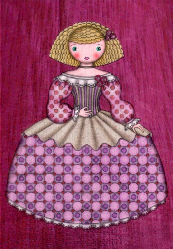 Princess women illustration