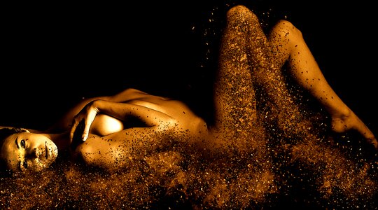 Lying body beauty