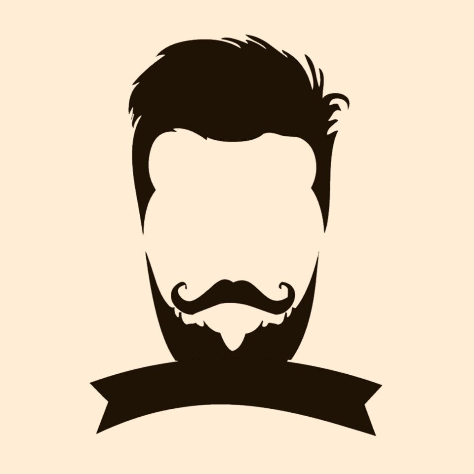 Logo logo hipster face