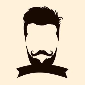 Logo logo hipster face
