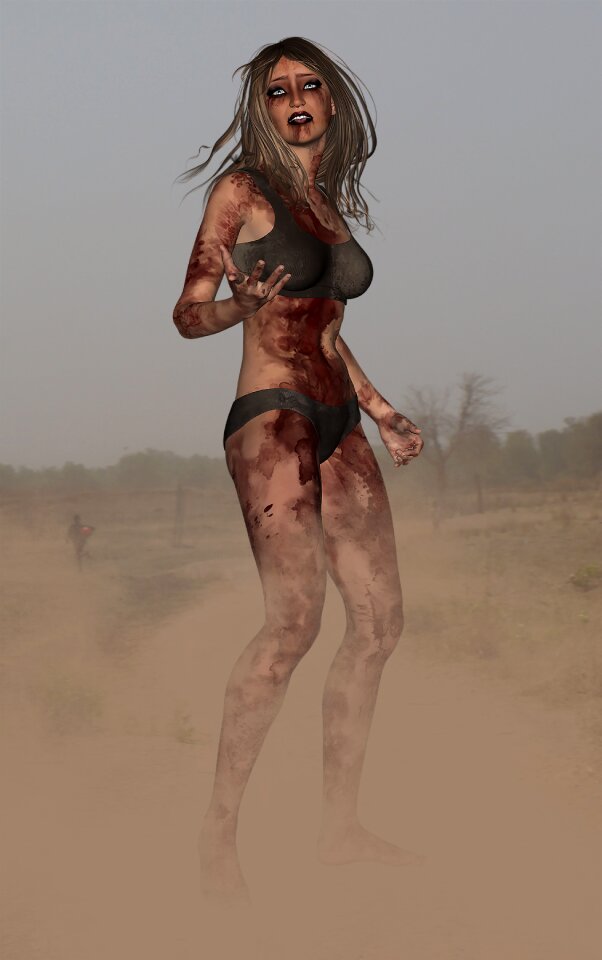 Walking dirt grime