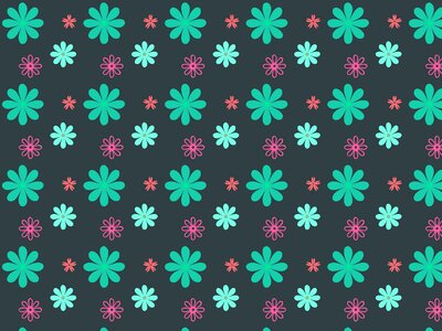 Color colorful flowers