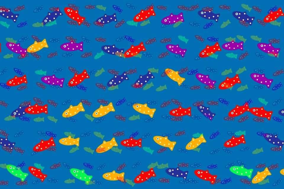 Texture fish background structure