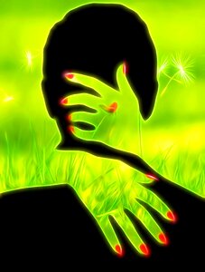 Feelings embrace intimate
