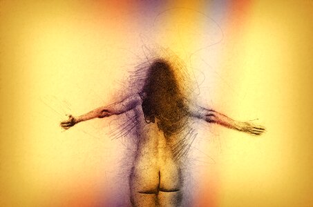 Naked po rump