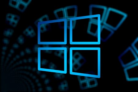 Blue operating system windows