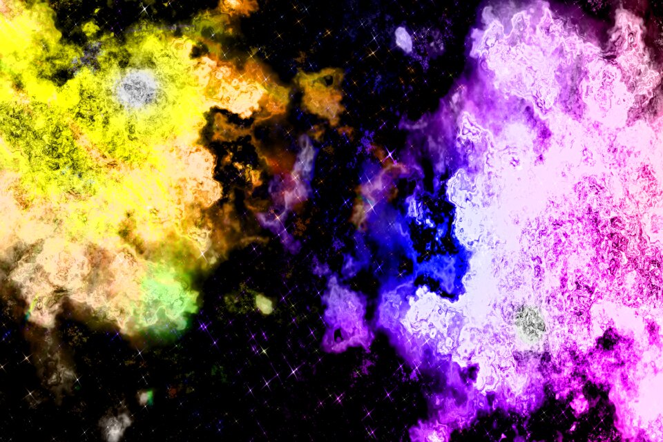 Star art abstract