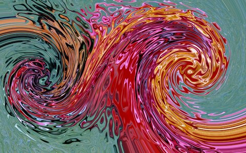 Flow merge colorful