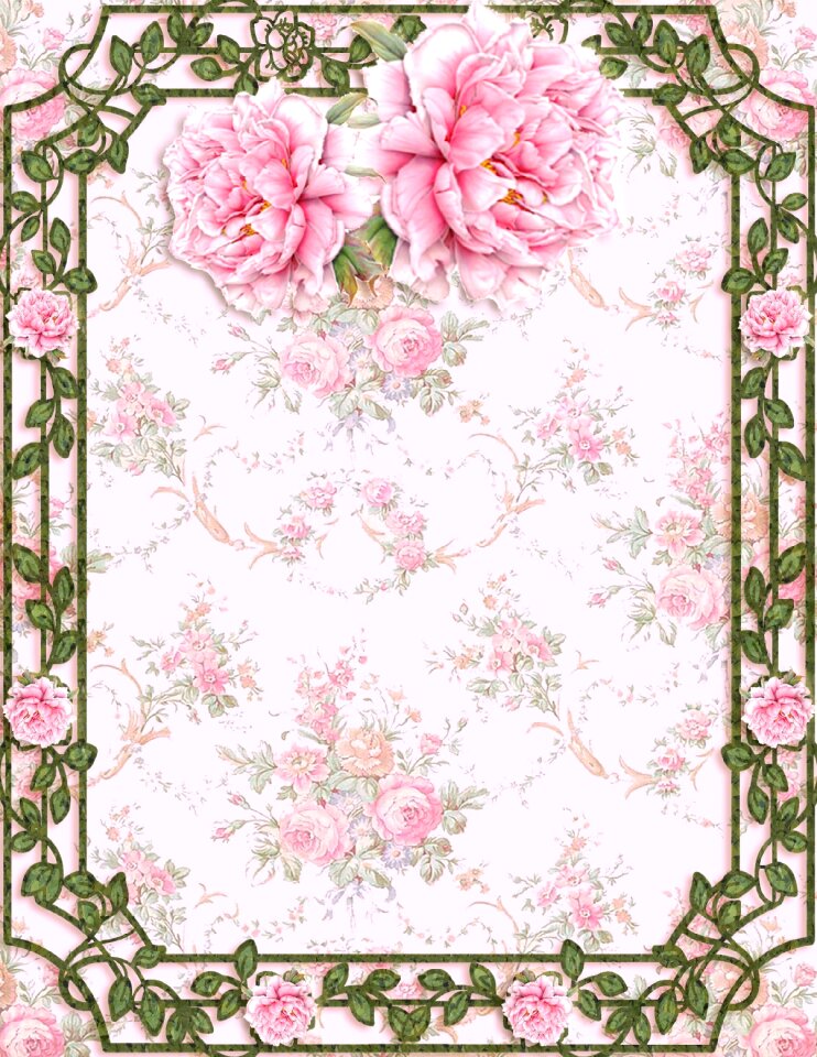 Vintage background romantic