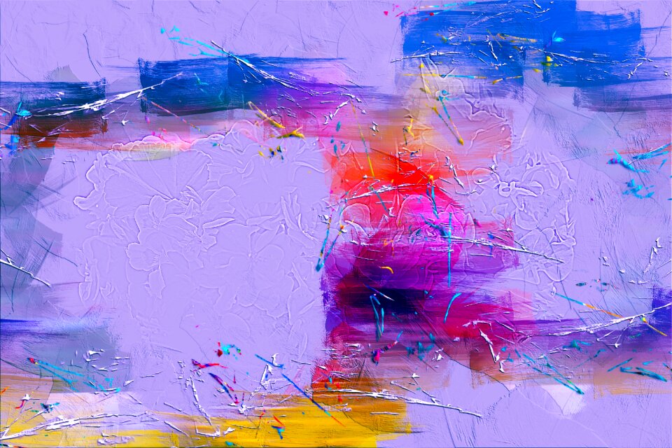 Watercolor vintage colorful