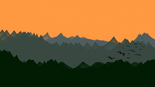 Nature mountain timber