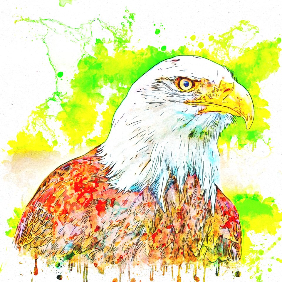 Art abstract watercolor
