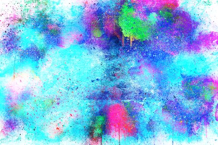 Watercolor vintage colorful