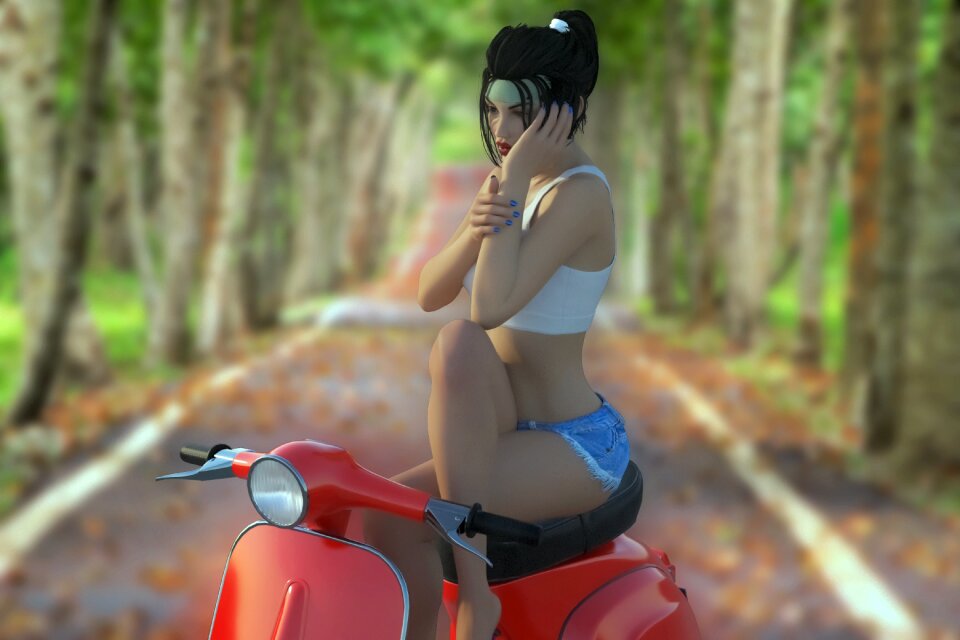 Summer sexy portät