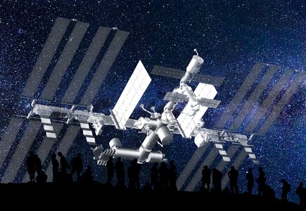 Technology iss sky