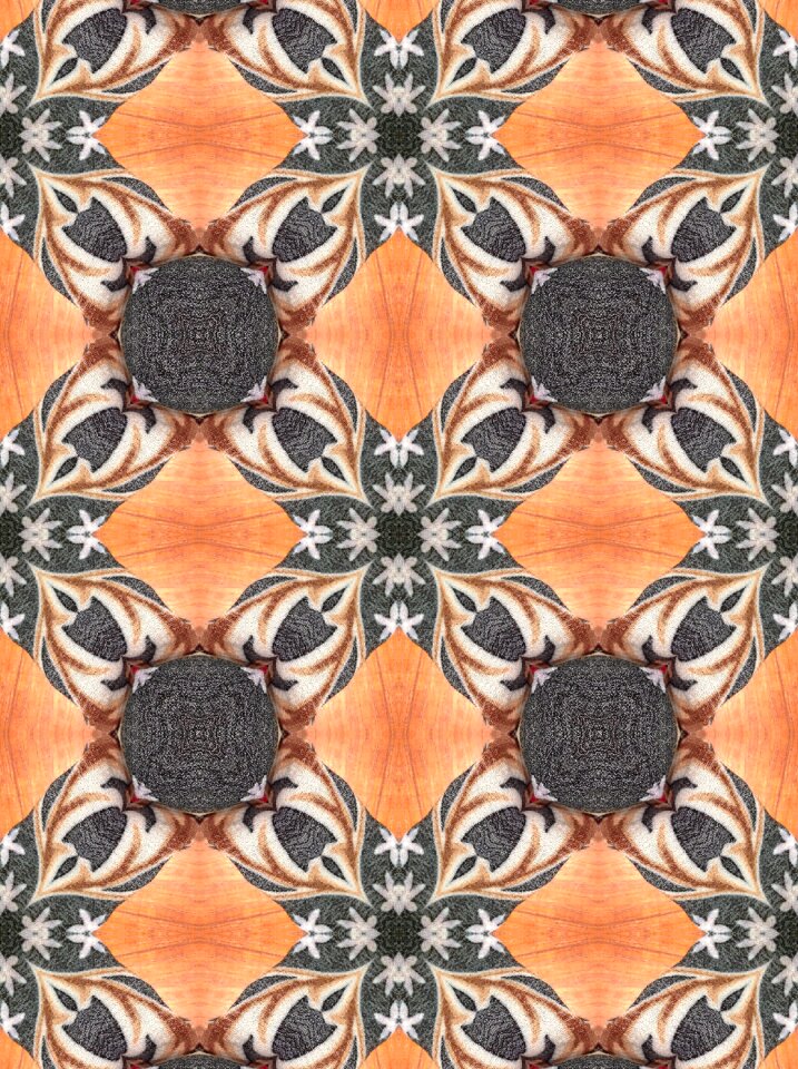 Tile texture ornament
