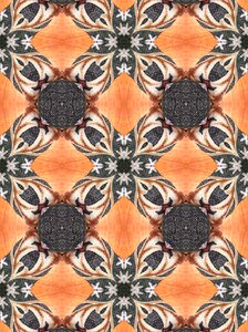 Tile texture ornament