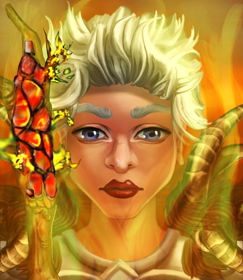 Portrait cartoon face