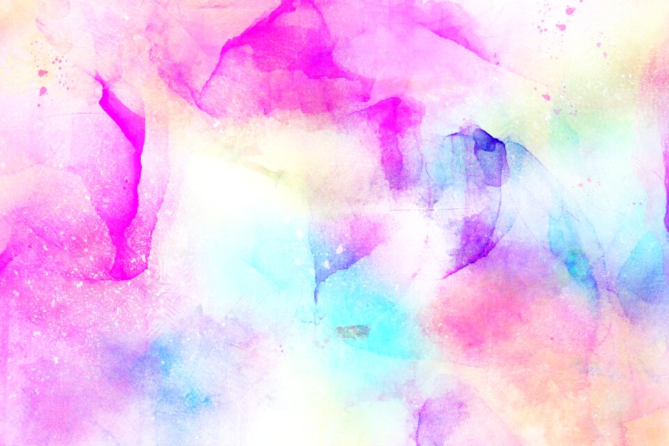 Watercolor vintage colorful
