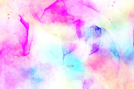 Watercolor vintage colorful
