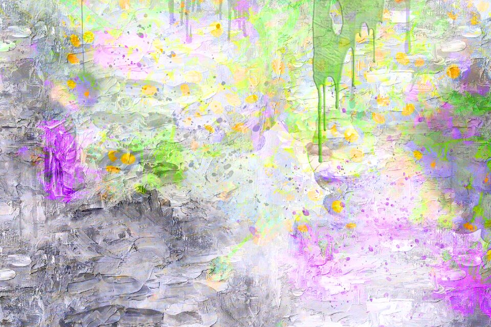 Watercolor vintage colorful