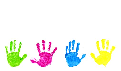 Colorful color paint