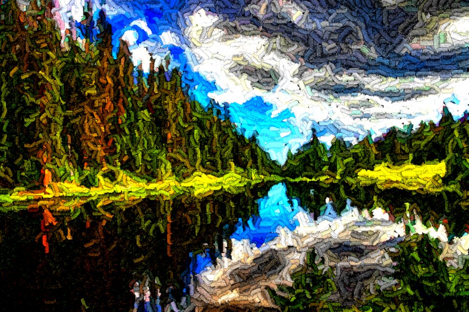 Painting nature water