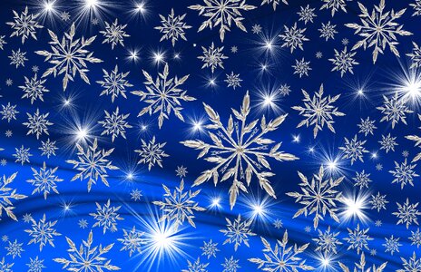 Snowflake advent background