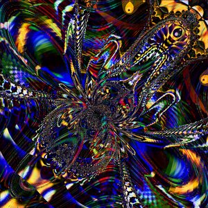 Fantasy abstract background
