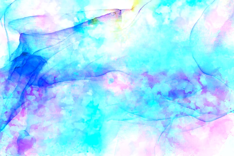Watercolor vintage colorful