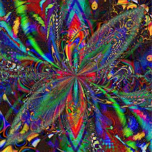 Fantasy abstract background