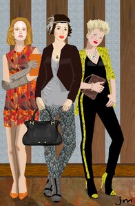 Digital art brown clothes Free illustrations