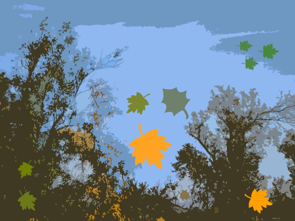 The picture autumn background Free illustrations