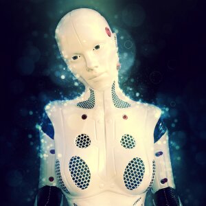 Technology futuristic machine