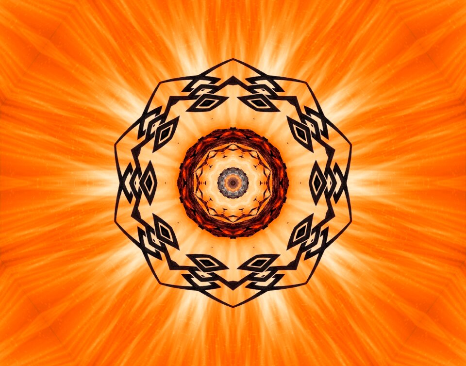 Ornament geometric decoration