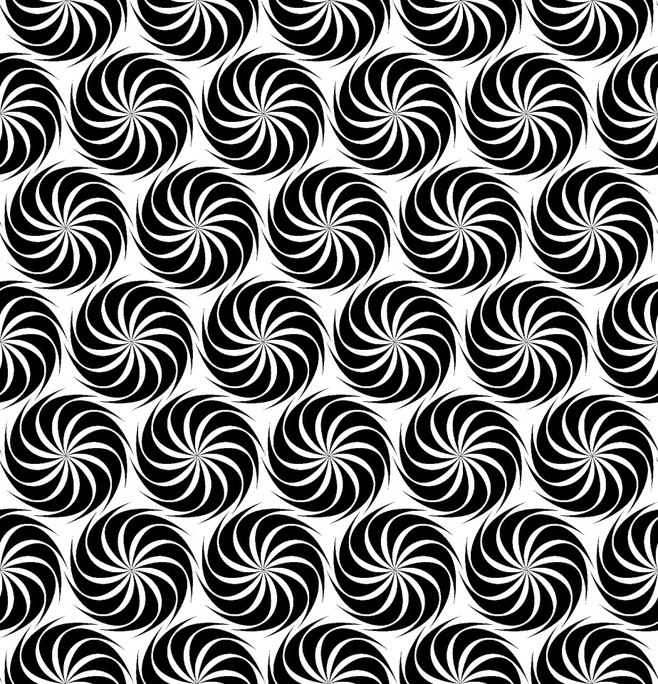 Repeating monochromatic stripe