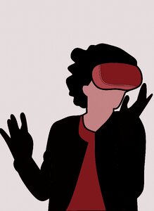 Headset woman game