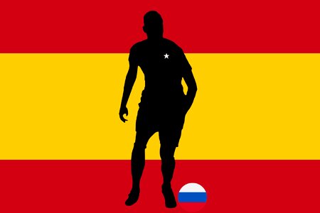 Football football world cup 2018 spanish national team