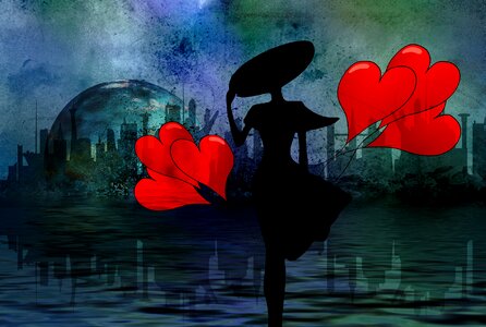 Heart hat valentine's day